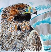 Animal - Falco - Acrylic On Canvas